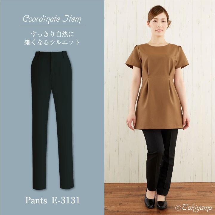 シロタコーポレーション チュニック ブラック ブラウン Aラインシルエット エステ ネイル サロンスタッフ クリニック 受付 医療系 制服 シロタ 半袖 sc-e3135 | ブランド登録なし | 16