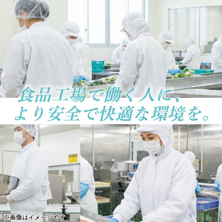 サカノ繊維 空調服(R) 単品 長袖 フード付 白衣 白い空調服TM 食品工場