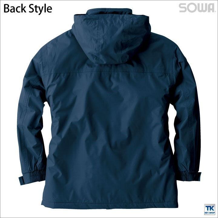 SOWA 防寒コート 秋冬 防寒着 防寒服 厳しい天候から身体を守る 防水防寒コート アルミメッシュキルト 防寒ジャンパー 作業着 長袖 メンズ レディース sw-2806 | SOWA | 03