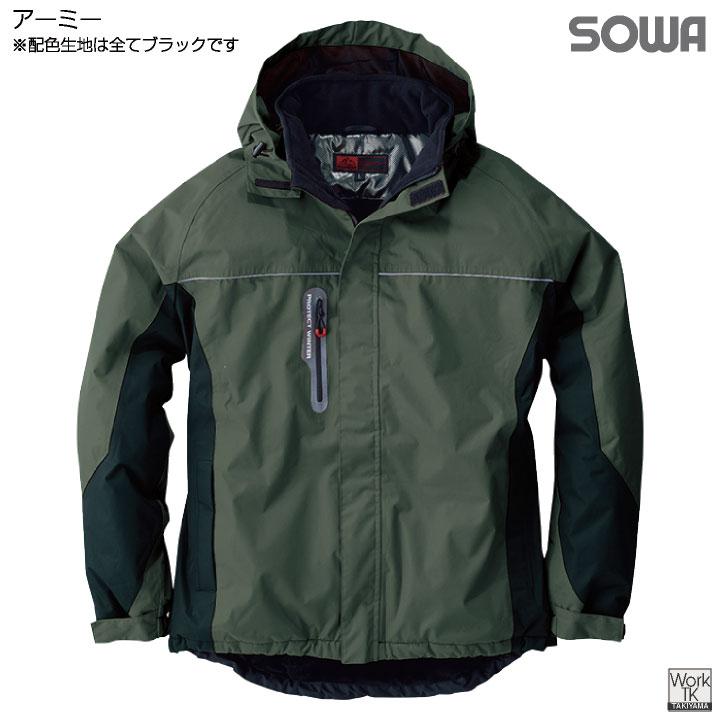 SOWA 防寒 ジャケット マウンテンパーカー ブルゾン ジャンパー 暖かい 秋冬 冬用 防寒着 防寒服 作業着 作業服 アウトドア メンズ レディース 桑和 sw-44403 | SOWA | 11