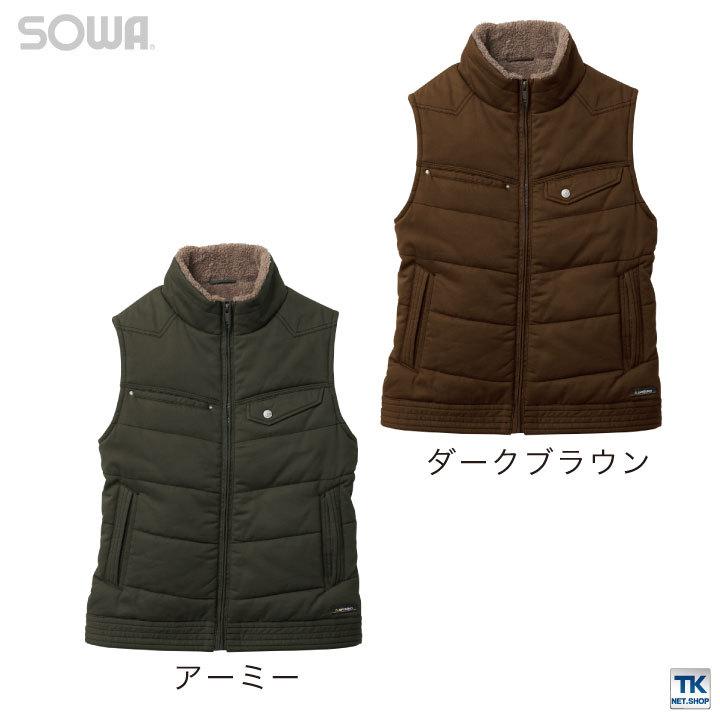 防寒ベスト 防寒服 防寒着 防寒チョッキ 綿100％ 秋冬 SOWA sw-5506 | SOWA | 06