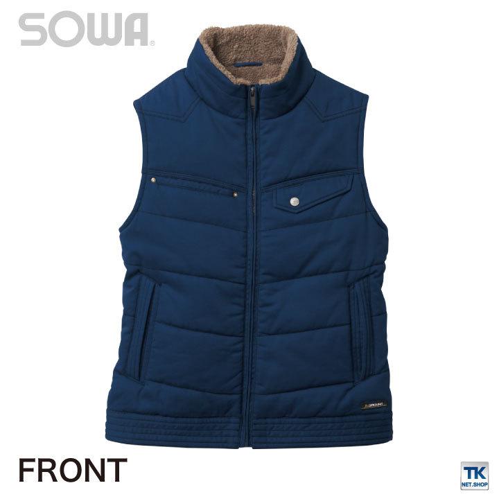 防寒ベスト 防寒服 防寒着 防寒チョッキ 綿100％ 秋冬 SOWA sw-5506 | SOWA | 07