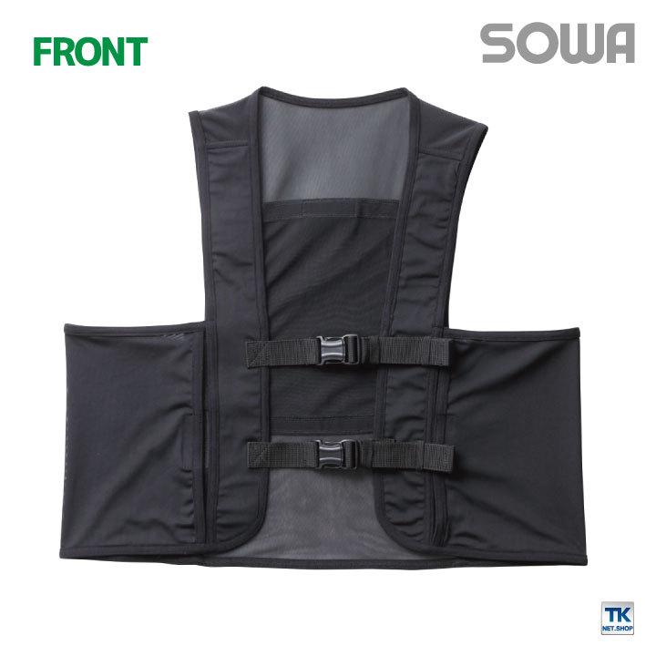 保冷剤ベスト 熱中症対策 消臭加工 冷感 ストレッチ 風通しがいい 保冷剤付き 調整可能 SOWA 桑和 春夏 ベスト sw-80056 |  | 06