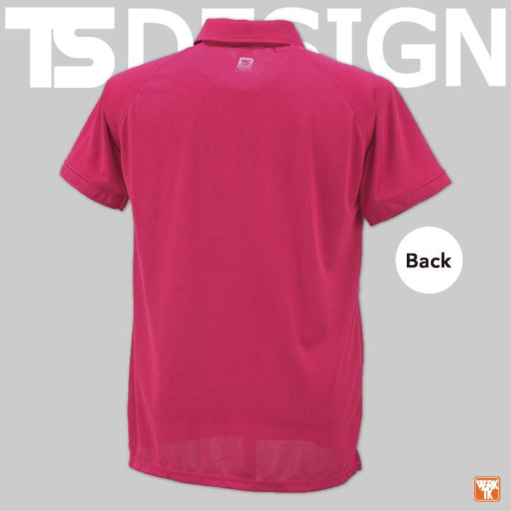TS DESIGN ドライ 半袖 ポロシャツ 吸汗速乾 消臭 春夏 秋冬 作業着 作業服 おしゃれ カジュアル スポーツ ゴルフ メンズ レディース 藤和 (ネコポス) tw-3065 | ブランド登録なし | 05