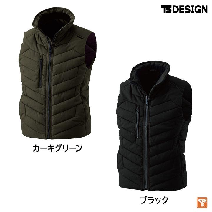 TS DESIGN 秋冬 防寒 ベスト 超軽量 作業着 アウトドア カジュアル レディース tw-3528-b | ブランド登録なし | 07