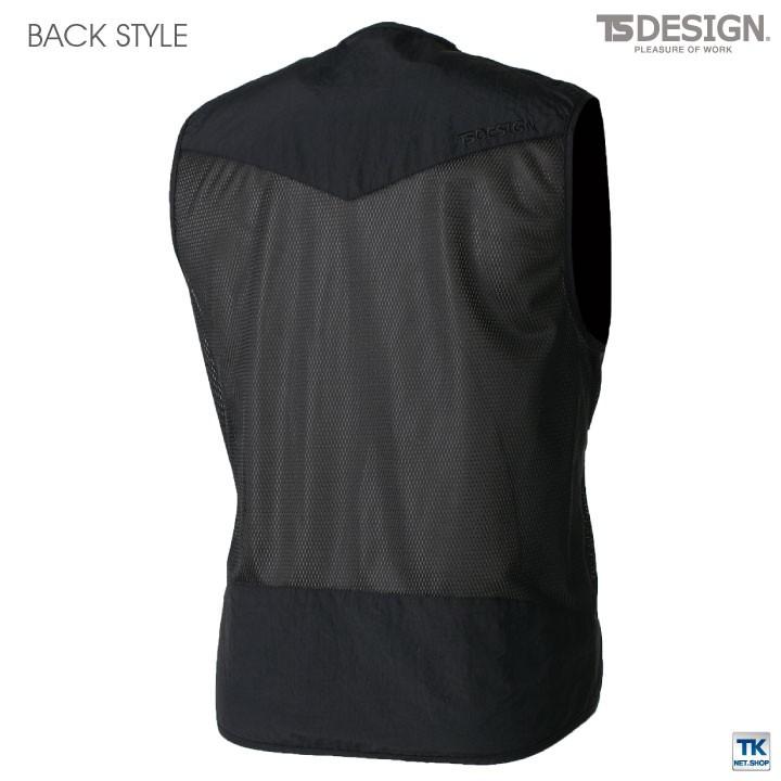 TS DESIGN TS DESIGN DELTA ナイロン ワークベスト 作業服 作業着 補強