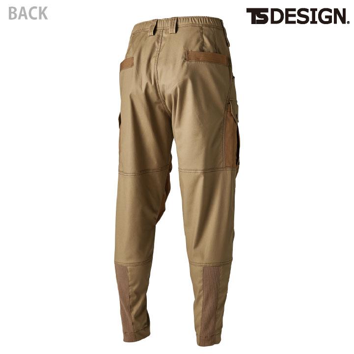 TS-DESIGN 藤和 ニッカーズ カーゴパンツ リブ付 秋冬 パンツ ストレッチ ウエストゴム 鳶 作業服 仕事服 おしゃれ ワークパンツ 作業ズボン ズボン tw-55354 | TS DESIGN | 09