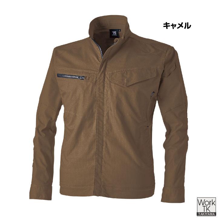 TS DESIGN 長袖ジャケット 秋冬 上着 メンズ レディース JIS制電 カラバリ豊富 リップストップ 動きやすい ストレッチ おしゃれ tw-6416 | TS DESIGN | 09