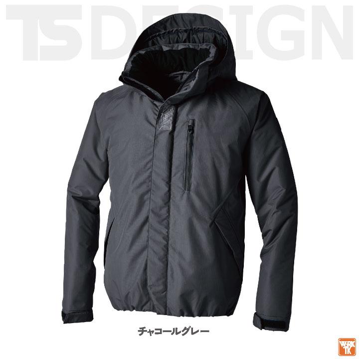 TS DESIGN 防寒ブルゾン 秋冬 防寒着 防寒 防風 防水 ウォームブルゾン 作業服 作業着 大きいサイズ おしゃれ 撥水 保温 シンプル カジュアル 長袖 メンズ レディース tw-8126-b TS DESIGN 防寒ブルゾン 秋冬 防寒着 防寒 防風 防水 ウォームブルゾン