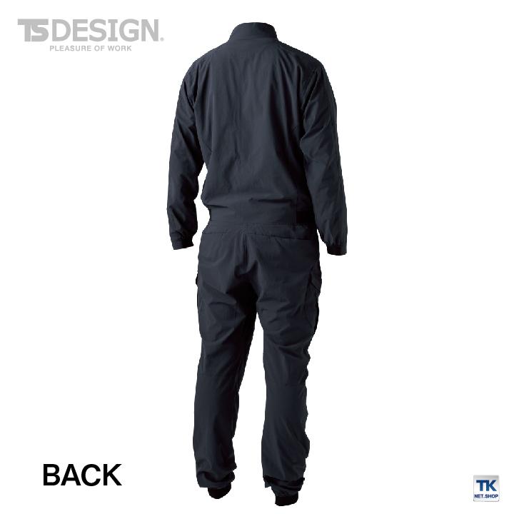 TS DESIGN オーバーオール つなぎ 4D ストレッチ 防寒服 防寒着 帯電防止 軽量 吸汗速乾 SR加工 秋冬 長袖 tw-9110 | TS DESIGN | 07