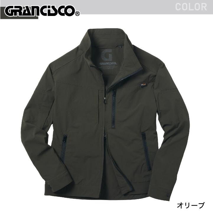 タカヤ商事 長袖ジャケット GRANCISCO 春夏 秋冬 上着 メンズ レディース コーデュラ 吸水速乾 軽量 ストレッチ 仕事服 作業着 おしゃれ トップス ty-gcs521 | TAKAYA WORK WEAR | 05