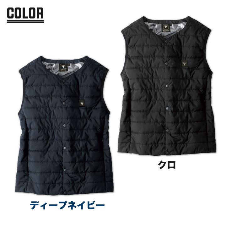 ヒーター内蔵ベスト ヒートベスト 服単品 ジーベック ポリエステル 防風 保温 防寒 秋冬 XEBEC xb-167 | ジーベック | 05