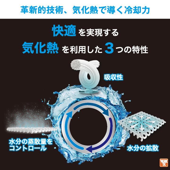 ジーベック クールコア 冷感 インナー 長袖 ストレッチ UVカット 涼しい コンプレッション 春夏 作業服 作業着 暑さ対策 熱中症対策 XEBEC (ネコポス) xb-6680 | ジーベック | 04