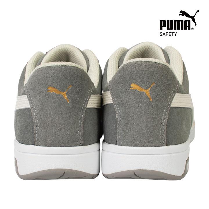 PUMA セーフティシューズ ひも式 ローカット 樹脂先芯 本革 スエード アイコニックロー 安全靴 作業靴 スニーカー 64.202.0 64.203.0 プーマ yn-64-2020 |  | 10