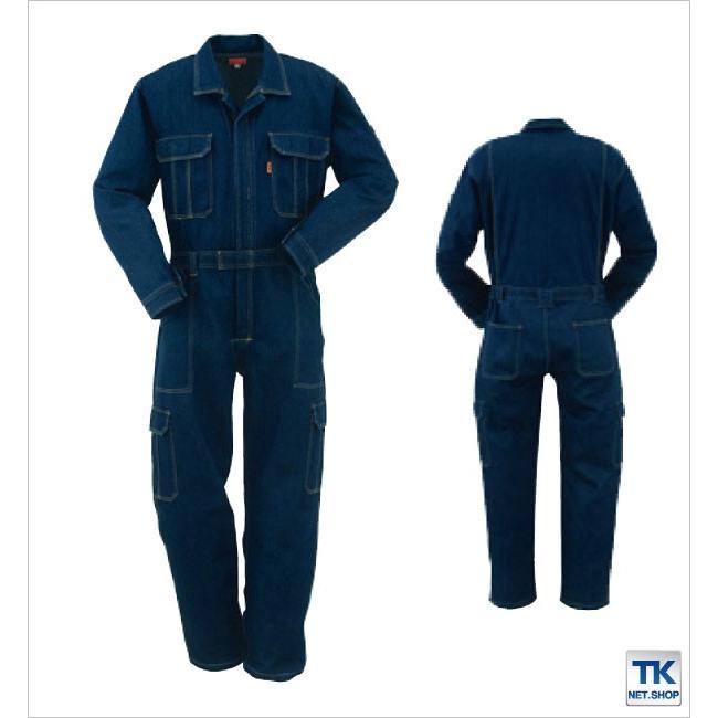 長袖つなぎ ツナギ おしゃれ 作業服 作業着 アメリカンスタイル デニム 長袖 つなぎツナギ服 続服 ツヅキ つなぎ長袖つなぎ ヤマタカ yt-2210 |  | 04