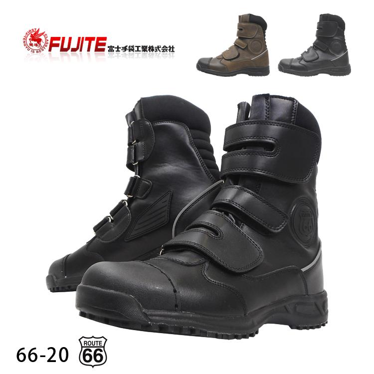安全靴 作業靴 半長靴 セーフティシューズ 富士手袋 ルート66 66 外付け先芯 鉄製 耐油 防滑 軽量 軽い屈曲性 取り寄せ 66 Work Uneven 通販 Yahoo ショッピング