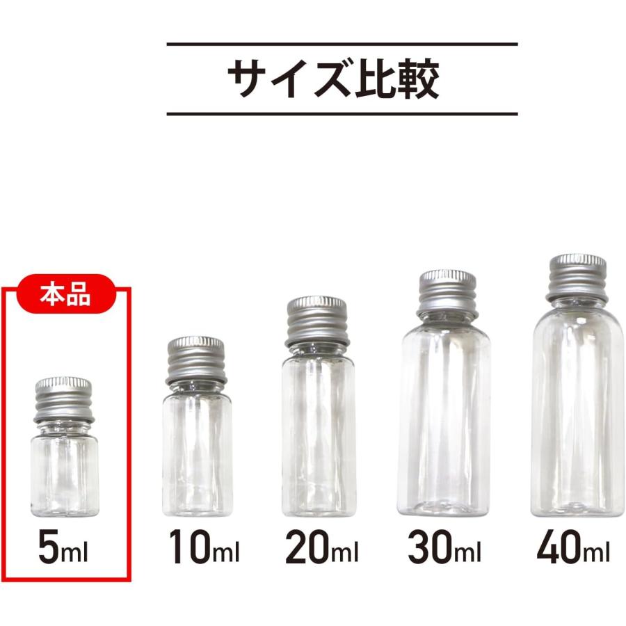 きらきらぷんぷん丸 ミニボトル プラスチック アルミ キャップ 5本