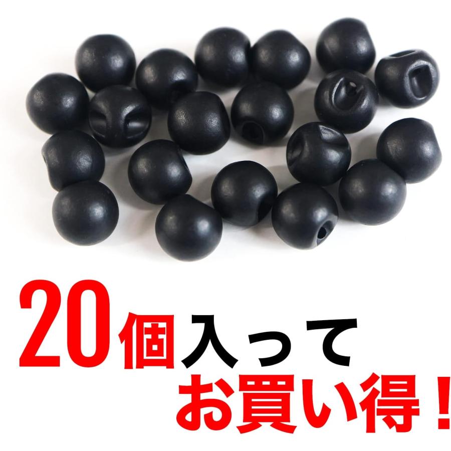 きらきらぷんぷん丸 目玉ボタン 黒ボタン パールボタン ブラック ツヤ 