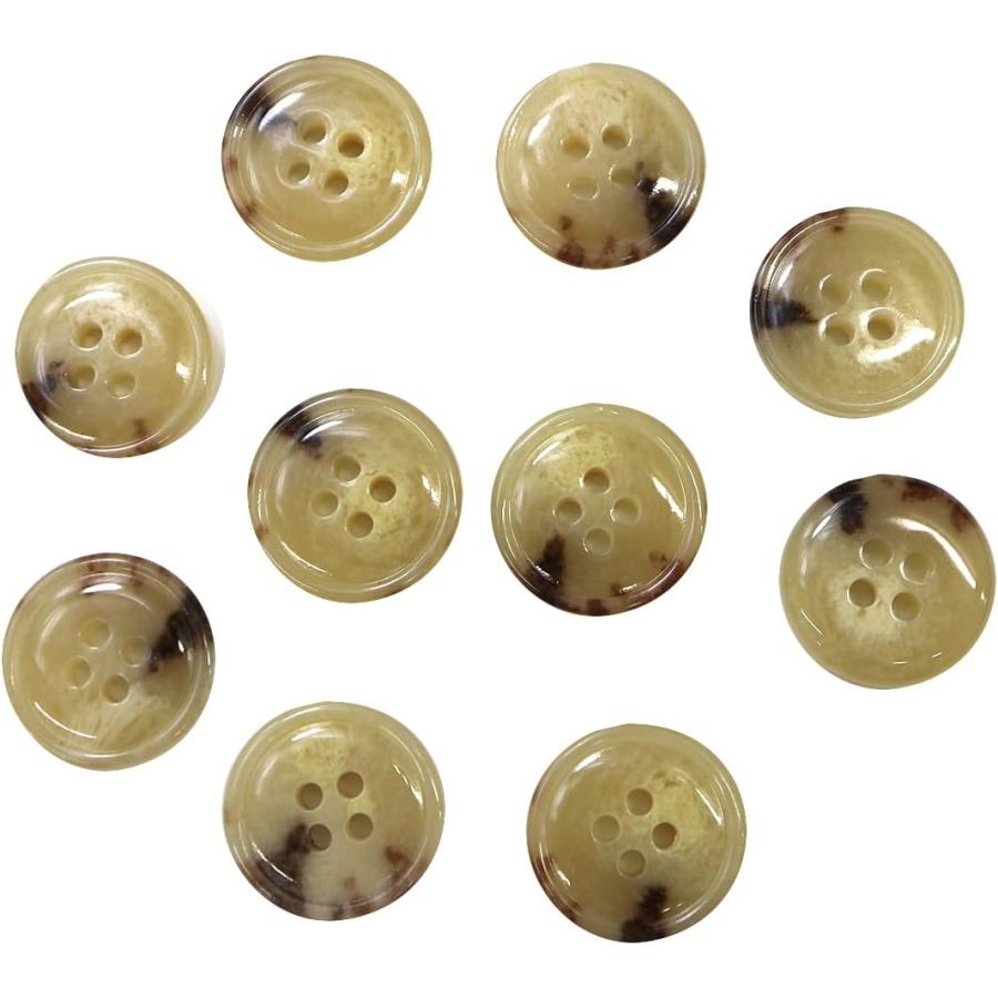 きらきらぷんぷん丸 水牛調ボタン【ベージュ&ブラウン】スーツ コート