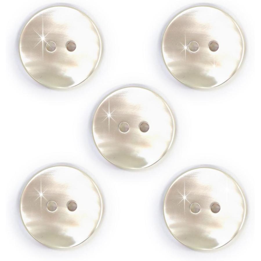 きらきらぷんぷん丸 シェルボタン 貝ボタン 貝製 片面 高瀬貝 シャツ