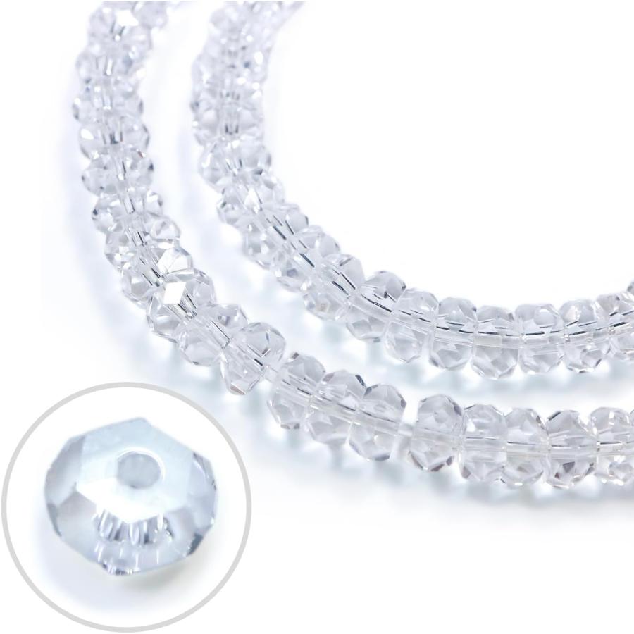 きらきらぷんぷん丸 ボタンカット水晶【外径6mm×厚み3mm】手芸 天然石