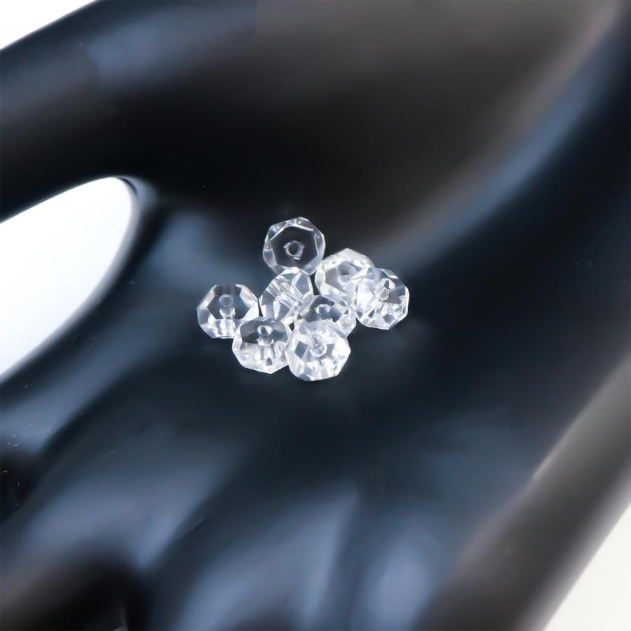 きらきらぷんぷん丸 ボタンカット水晶【外径6mm×厚み3mm】手芸 天然石