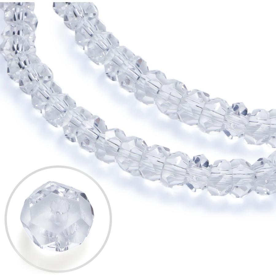 きらきらぷんぷん丸 ボタンカット水晶【外径5mm×厚み3mm】手芸 天然石