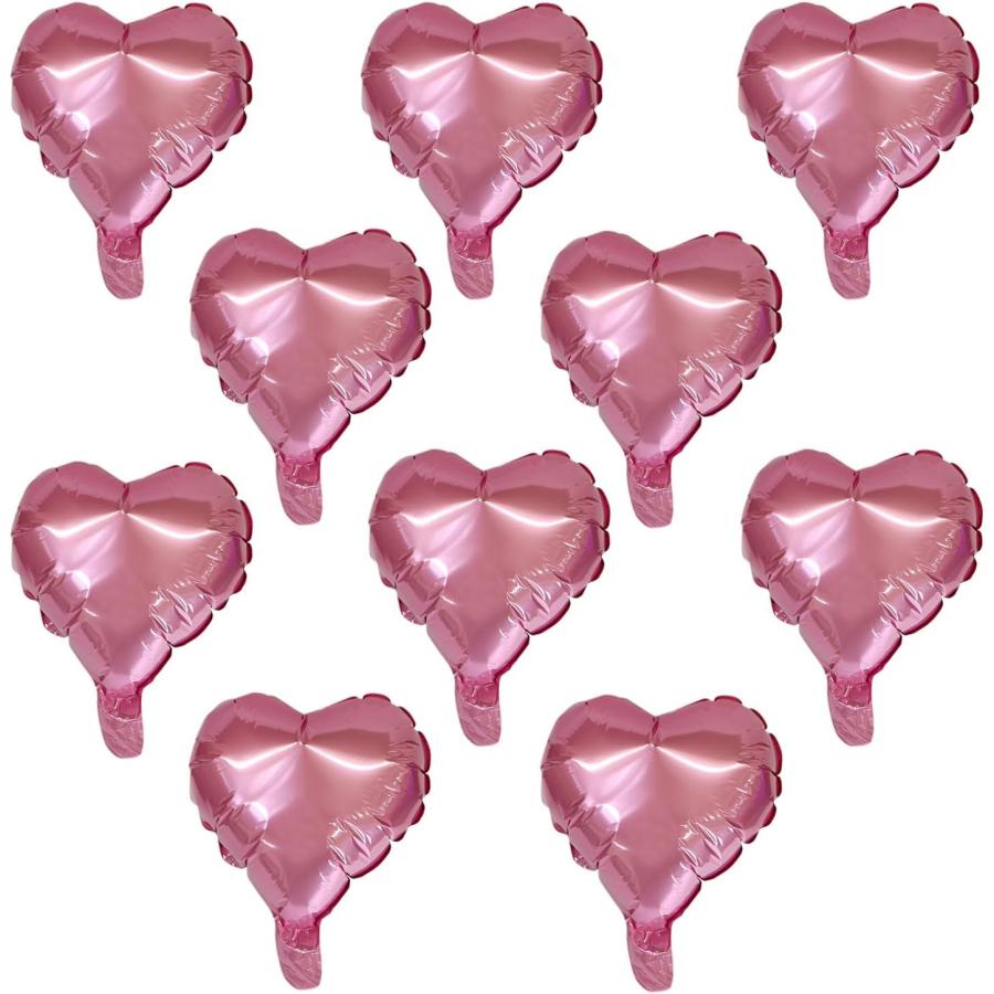 きらきらぷんぷん丸 ハート バルーン 約25cm 合計10枚入り アルミ 風船