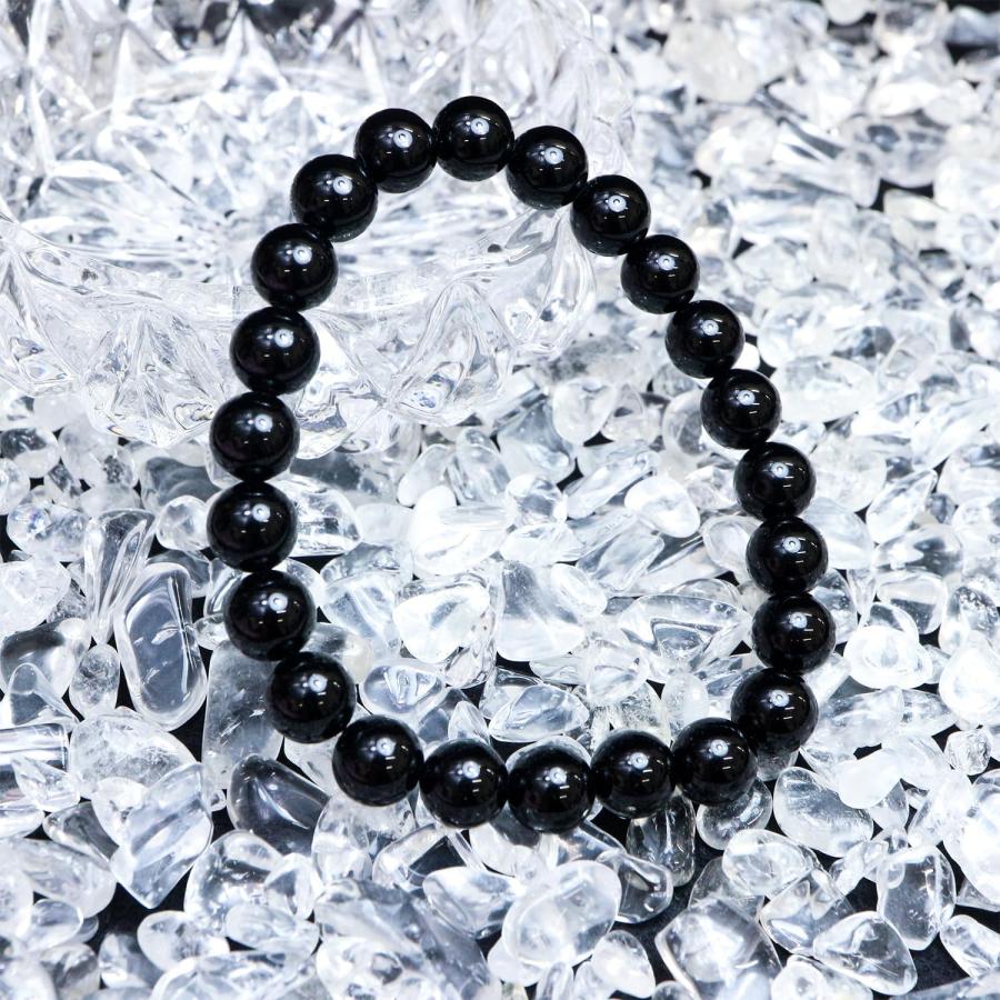 きらきらぷんぷん丸 天然石ブレスレット ブラックオニキス 8mm 選べる7