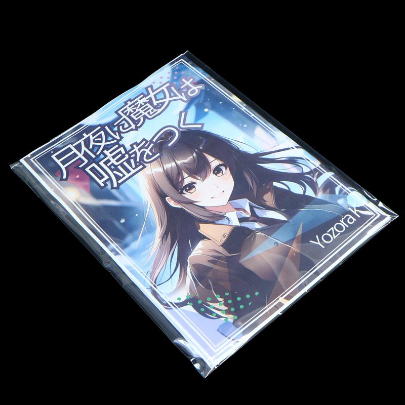コミック侍 日本製 ブック展示用OPP袋 本体側テープ B5判同人誌用 100