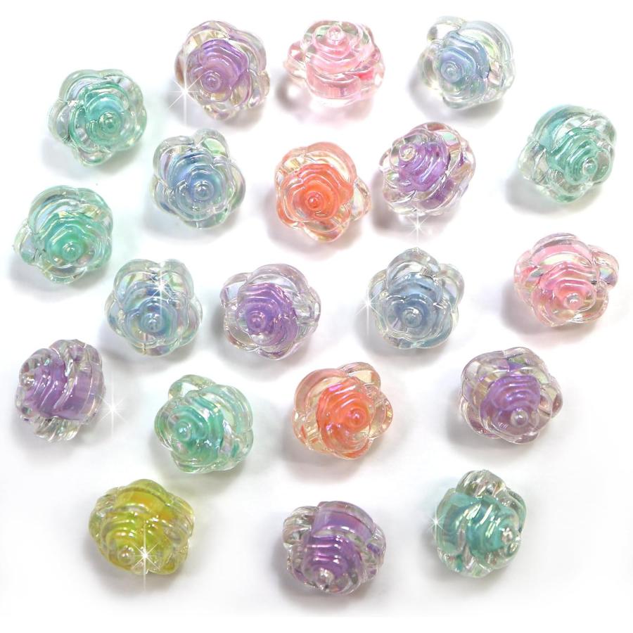 パープル系 オーロラビーズ×多角ロンデル×クラックビーズ カスタムボールペン パープル系 オーロラビーズ×多角ロンデル×クラックビーズ