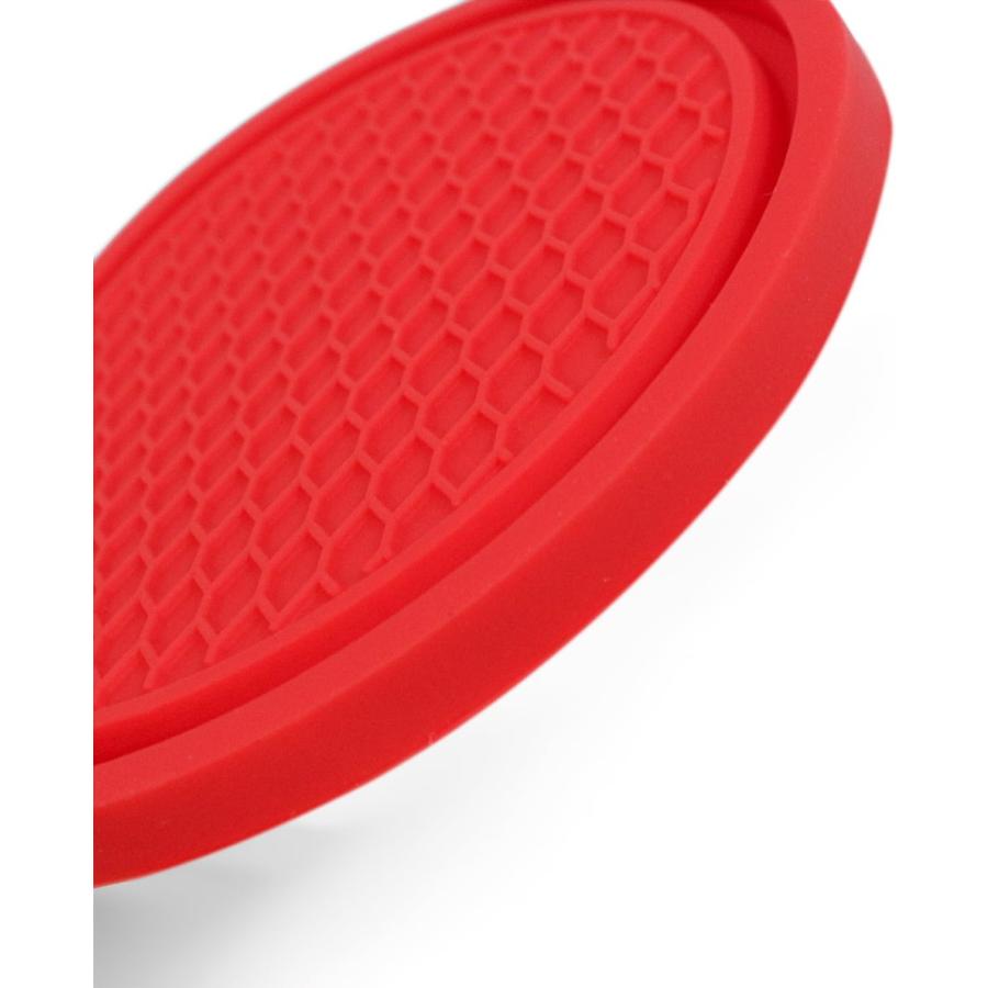 きらきらぷんぷん丸 車 ドリンクホルダー コースター シリコン