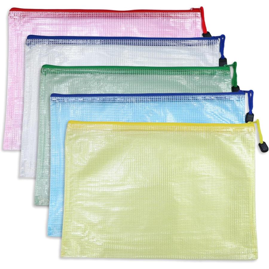 きらきらぷんぷん丸 ジッパー式 ファイルケース B6 5枚入り（5色セット