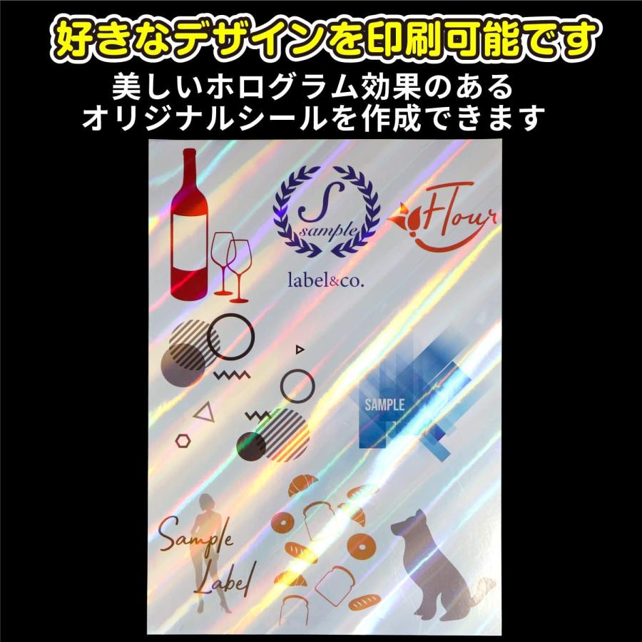 きらきらぷんぷん丸 ホログラムシール オーロラ柄【10枚入】ホログラム