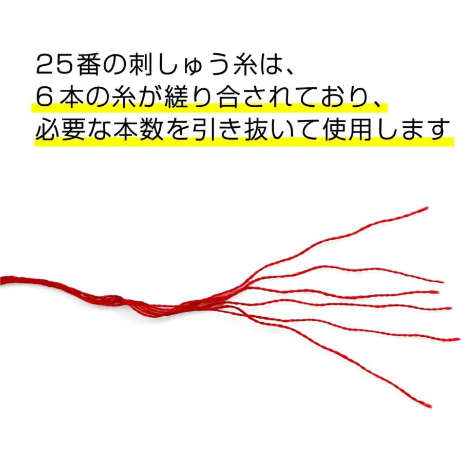 きらきらぷんぷん丸 刺しゅう糸 25番 【レッド】 赤 長さ8m 手芸 きらきらぷんぷん丸 刺しゅう糸 25番 【レッド】 赤 長さ8m 手芸