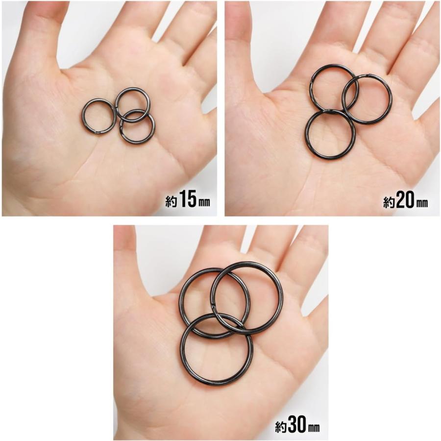 きらきらぷんぷん丸 キーリング 外径約15mm 10個入り キーホルダー