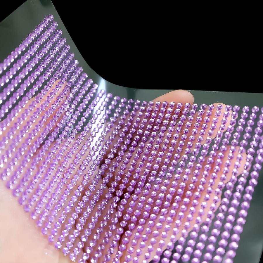 きらきらぷんぷん丸 ラインストーンシール 粘着あり デコレーション