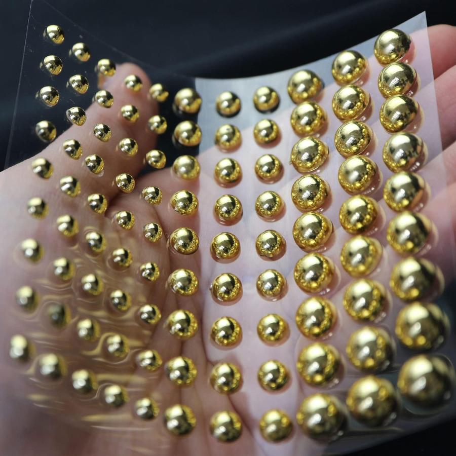 きらきらぷんぷん丸 ラインストーンシール(デコシール) パールタイプ 4