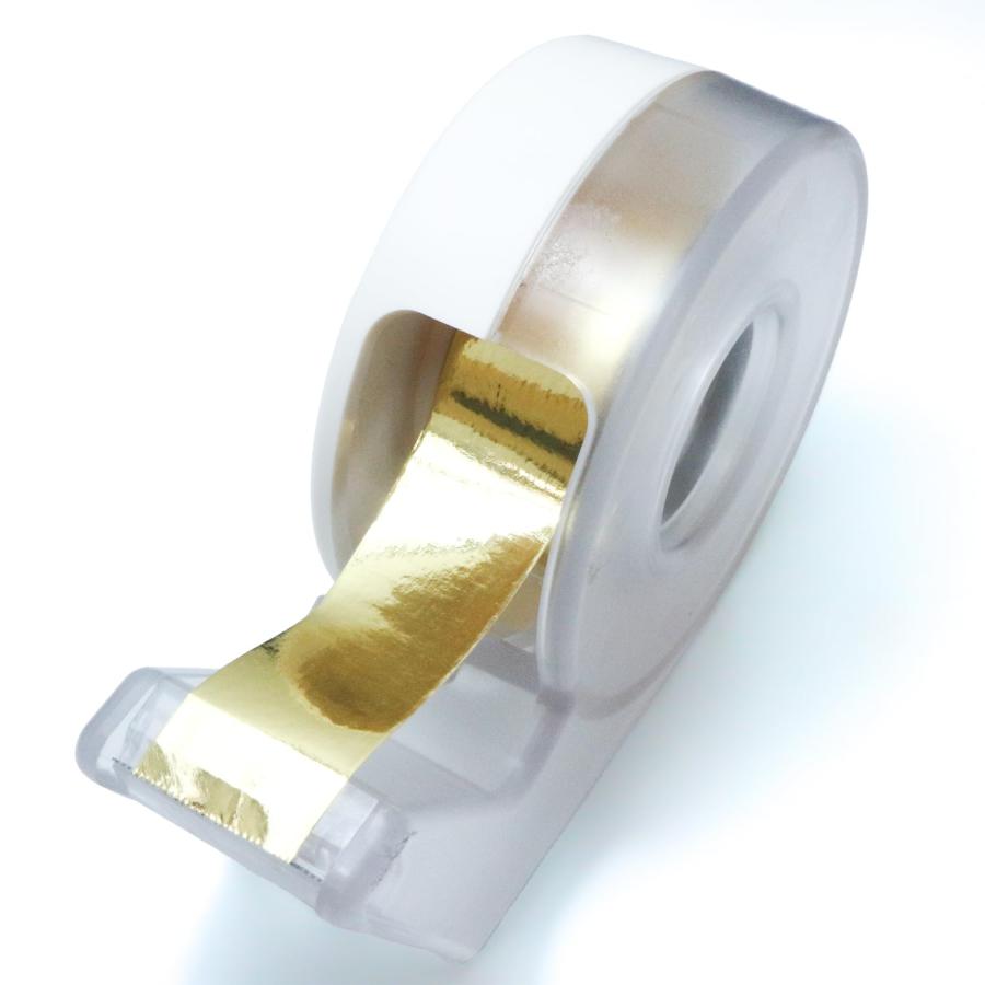 きらきらぷんぷん丸 メッキマスキングテープ ゴールド 粘着あり