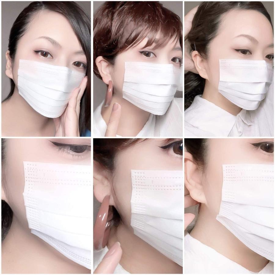 強粘着 貼るマスク ひもなしで耳が痛くならない 男女兼用 PFE99％以上 不織布マスク 5枚入｜workupstore｜13