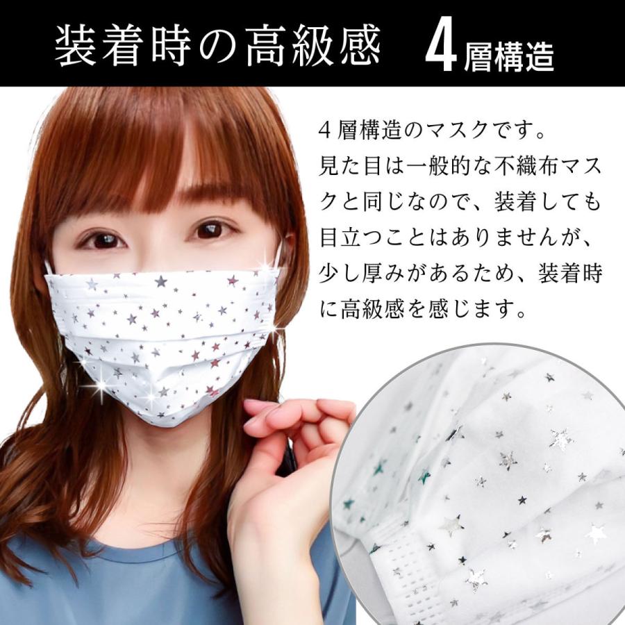 キラキラマスク　可愛い不織布マスク　花柄　10枚×12袋　新品・未開封 キラキラマスク可愛い不織布マスク花柄10枚×12袋新品・未開封