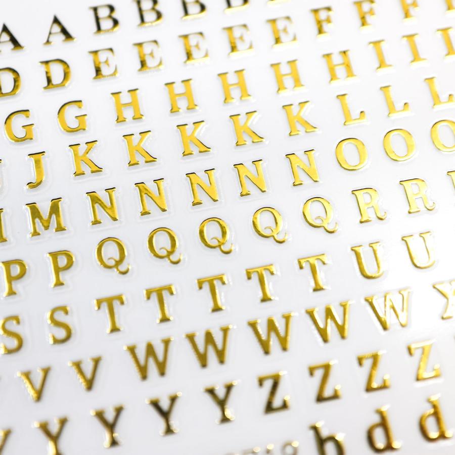 きらきらぷんぷん丸 ネイルシール アルファベット セリフ体 英語 文字