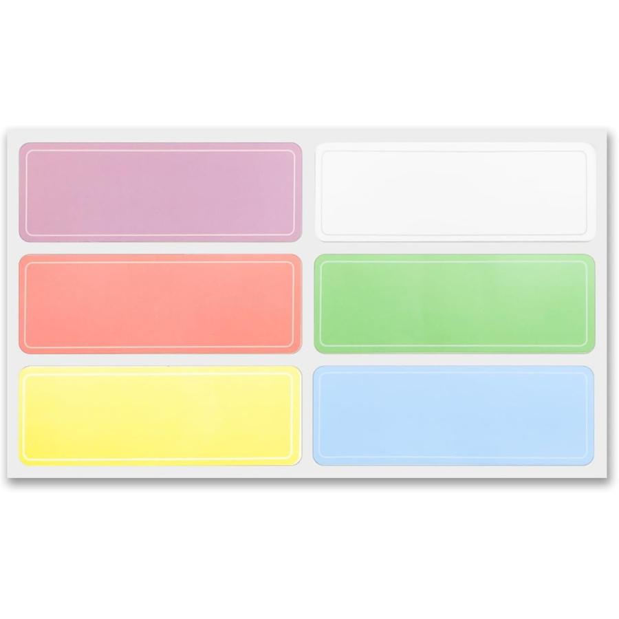 きらきらぷんぷん丸 防水 名前シール 【中 2.2cm×6.3cm】 お名前シール