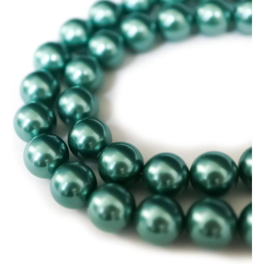 きらきらぷんぷん丸 貝パール パーツ グリーン ハンドメイド  