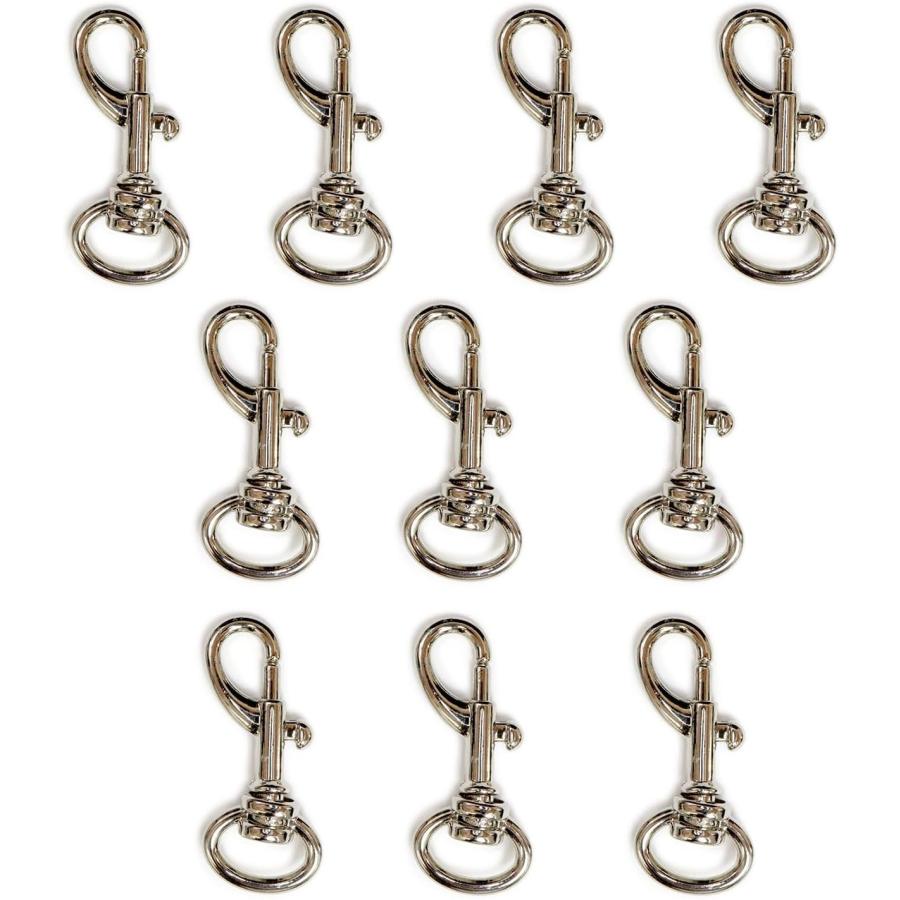 きらきらぷんぷん丸 鉄砲 ナスカン【シルバー】12mm幅 全長40mm 金属