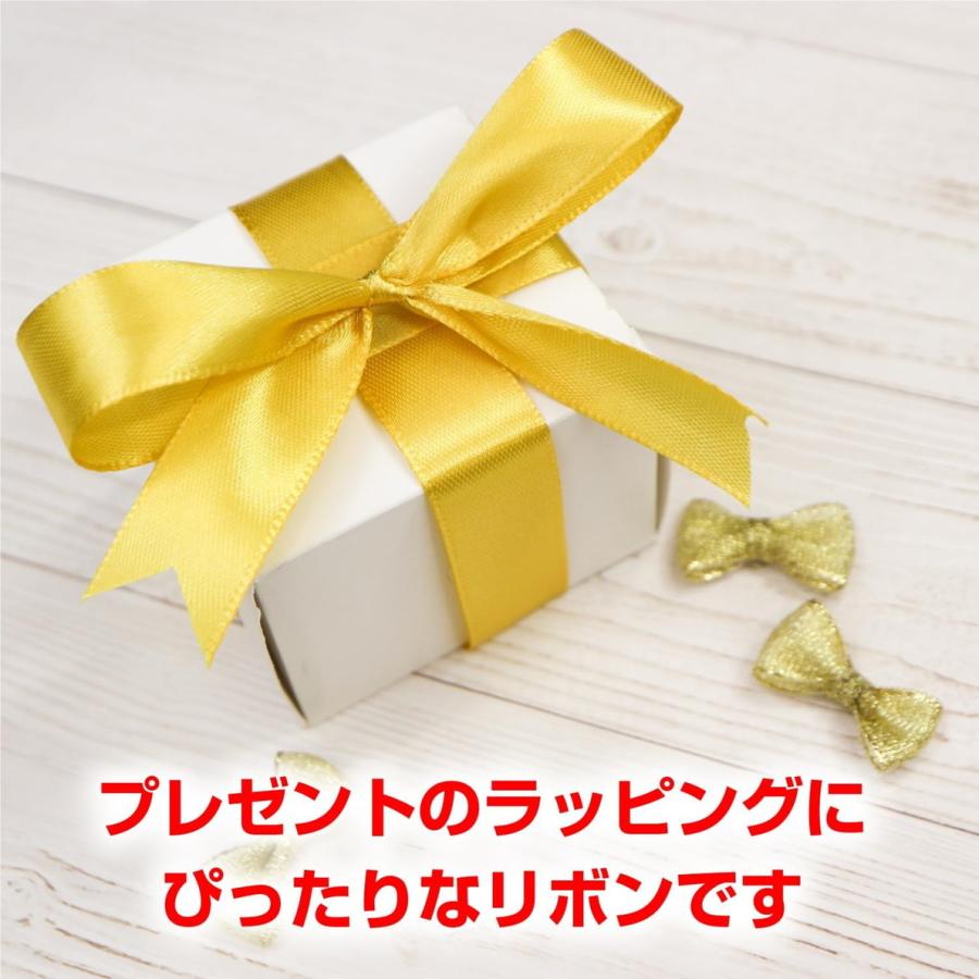 きらきらぷんぷん丸 サテンリボン 片面 赤 レッド 20mm幅x22m巻 ロール