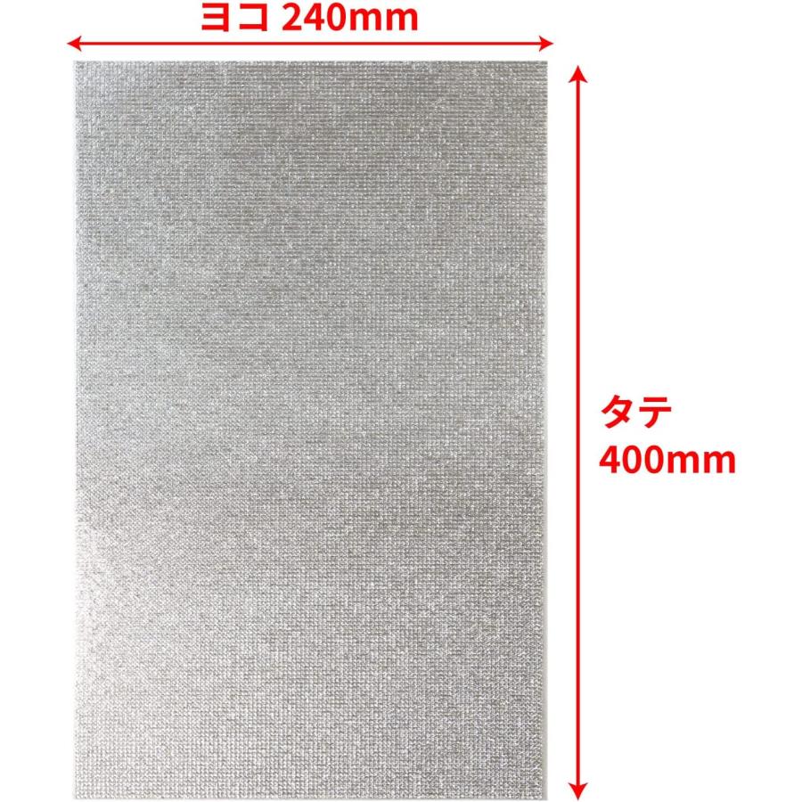 ラインストーンシール 粘着あり デコレーション スマホ シート ステッカー A4大きめサイズ 【クリスタル】1シート 240x400mm  S001 | きらきらぷんぷん丸 | 01