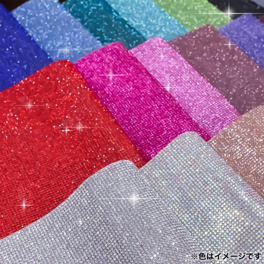 ラインストーンシール 粘着あり デコレーション スマホ シート ステッカー A4大きめサイズ 【ローズ】1シート 240x400mm  S009 | きらきらぷんぷん丸 | 02