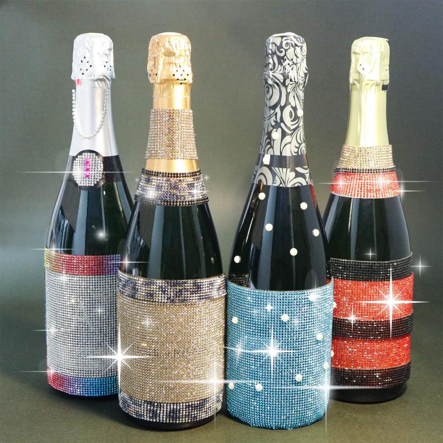 ラインストーンシール 粘着あり デコレーション スマホ シート ステッカー A4大きめサイズ 【サファイア】1シート 240x400mm  S012 | きらきらぷんぷん丸 | 06