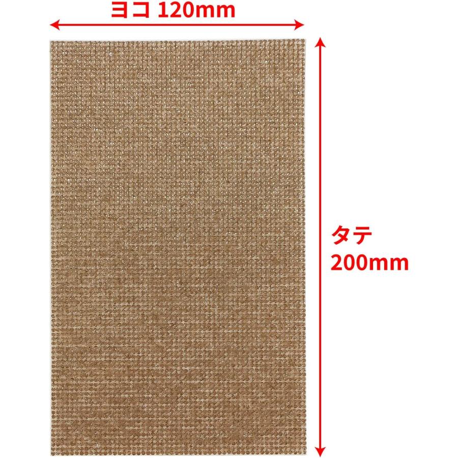 ラインストーンシール 粘着あり スマホ シート ステッカー 大きめスマホサイズ【ライトゴールド】1シート 120x200mm  S026 | きらきらぷんぷん丸 | 01